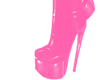 Baby Pink Latex Boots